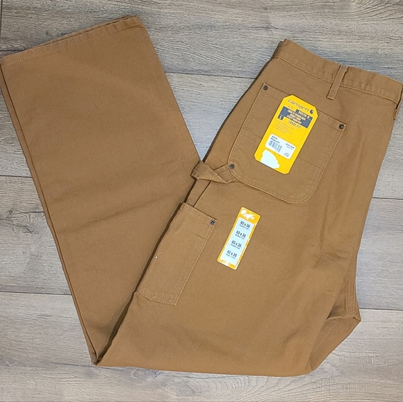 NWT's- CARHARTT- Loose Fit Washed Duck Double-Front Utility Work Pant, 40x36 - Picture 2 of 3